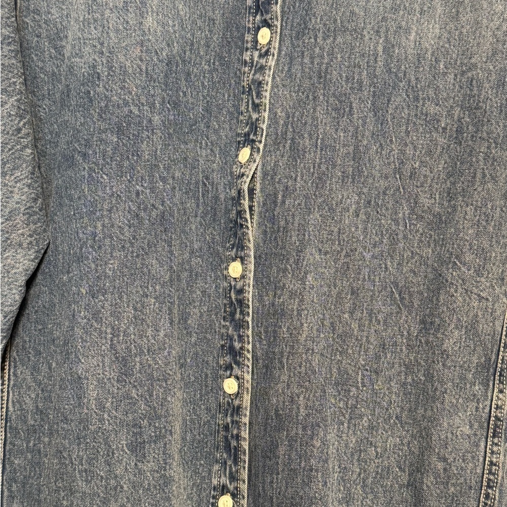 Universal Thread Blue Denim Shirt dress Medium - Picture 4 of 6
